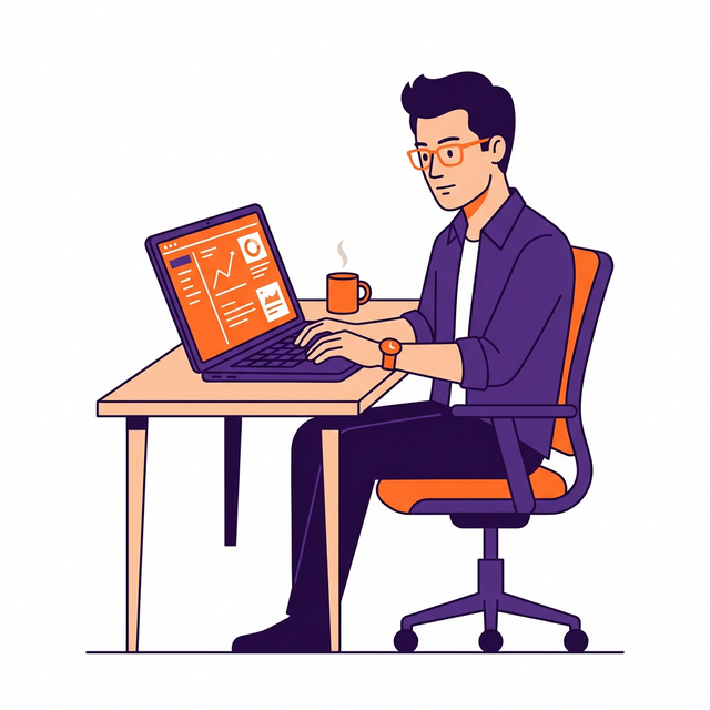 Male Professional Illustration